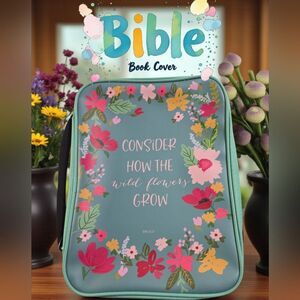 Floral Bible Book Cover New